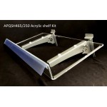 Acrylic shelf  Kit 465mm x 250mm with 50mm front